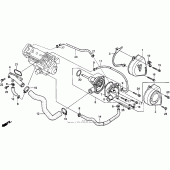 Схема вузла: Водяний насос для Honda CBR900RR CBR919RR Fireblade