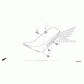 Схема вузла: Сидіння для Honda CRF230 CRF230F