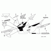Схема вузла: Mark / stripe (CBR125RS) для Honda CBR125
