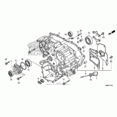 Схема вузла: Rear case для Honda GL1800 Gold Wing Valkyrie