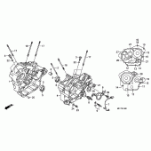 Схема вузла: Картер двигуна для Honda XL700V Transalp
