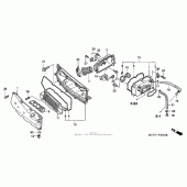 Схема узла: Воздушный фильтр для Honda FSC600 Silver Wing