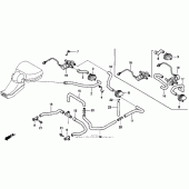 Схема вузла: Система індукції повітря для Honda CBR600 CBR600F Smokin Joe s Edition