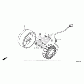 Схема вузла: Генератор для Honda NC700