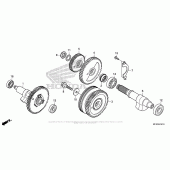 Схема вузла: Balancer для Honda VT1300 Fury