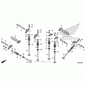 Схема узла: Распредвал & Клапан для Honda VT1300 Sabre