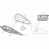 Схема вузла: Vt600cd mark 95-96 для Honda VT600 Shadow VLX Deluxe