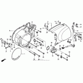 Схема вузла: Vt1100c2left crankcase cover 95-97 для Honda VT1100 Shadow ACE