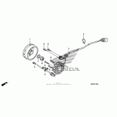 Схема вузла: Генератор для Honda CRF450 CRF450R