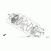 Схема вузла: Водяний насос для Honda NC700