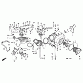 Схема узла: Воздушный фильтр для Honda XL600 Transalp