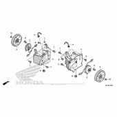 Схема вузла: Ветилятор для Honda GL1800 Gold Wing