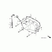 Схема вузла: Права кришка картера для Honda VT600 Shadow VLX