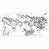 Схема узла: Панель приборов (ST1100A) для Honda ST1100 Pan-European