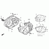 Схема вузла: Картер двигуна для Honda XR400