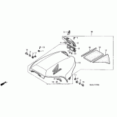 Схема узла: Shelter для Honda ST1100 Pan-European