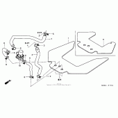 Схема узла: Система вентиляция картера для Honda CBR600 CBR600RR