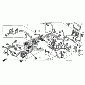 Схема узла: Wire harness (st1300) для Honda ST1300 Pan-European