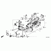 Схема вузла: Електрообладнання для Honda GL1800 Gold Wing Valkyrie