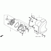 Схема вузла: Водяний насос для Honda VT750 Shadow ACE