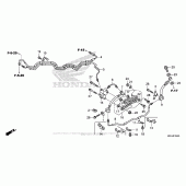 Схема вузла: Brake Hose для Honda VFR1200 Crosstourer