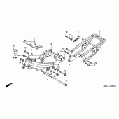 Схема узла: Рама для Honda VFR800 VFR