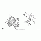 Схема узла: Крышка генератора для Honda NC700