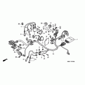 Схема вузла: Електрообладнання для Honda VT750 Shadow ACE