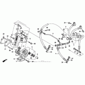 Схема вузла: Second master cylinder для Honda CBR1000 CBR1000F Hurricane