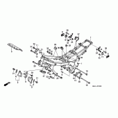 Схема узла: Рама для Honda CBR600 CBR600F