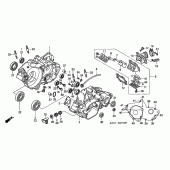 Схема вузла: Картер двигуна (CR250R2) для Honda CR250
