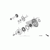 Схема вузла: Привід стартера для Honda CBR1000 CBR1000RR Fireblade