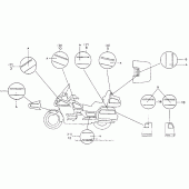 Схема вузла: Stripe (se) 93 для Honda GL1500 Gold Wing Special Edition