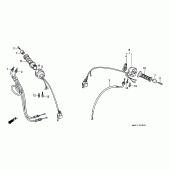 Схема вузла: Switch / cable для Honda CBR1000 CBR1000F
