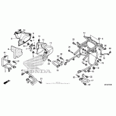 Схема вузла: Engine guard для Honda GL1800 Gold Wing