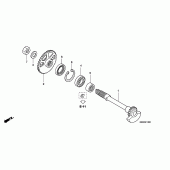 Схема узла: Балансир для Honda CRF450 CRF450R