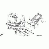 Схема вузла: Рама для Honda VTR1000 Superhawk