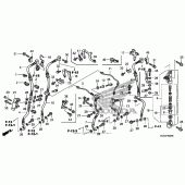 Схема узла: Delay valve для Honda GL1800 Gold Wing