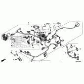 Схема вузла: Wire harness (1) для Honda VT1300 Stateline