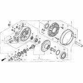 Схема узла: Приводной редуктор для Honda GL1500 Valkyrie Interstate