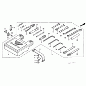 Схема узла: Инструмент для Honda GL1500 Gold Wing Special Edition