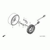 Схема узла: Генератор для Honda CBR1100XX Blackbird