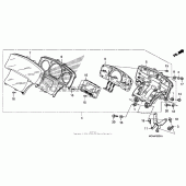 Схема узла: Спидометр (gl1800 06-) для Honda GL1800 Gold Wing