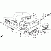 Схема узла: Задний рычаг (Маятник) для Honda CBR900RR CBR919RR Fireblade