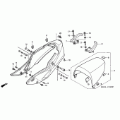 Схема узла: Задний обтекатель для Honda VFR800 VFR