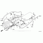 Схема вузла: Thermostat + Water Hose для Honda ST1300 Pan-European Police