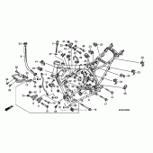 Схема вузла: Рама для Honda XR650