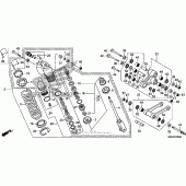 Схема вузла: Задній амортизатор для Honda CRF450 CRF450R