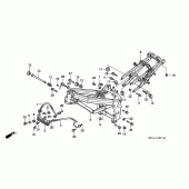 Схема узла: Рама (VFR750FR/FS/FT/FV) для Honda VFR750F Interceptor