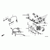 Схема узла: Электрооборудование для Honda CBR600 CBR600RR